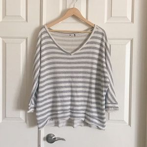 Kut from the Kloth Striped Dolman Sweater